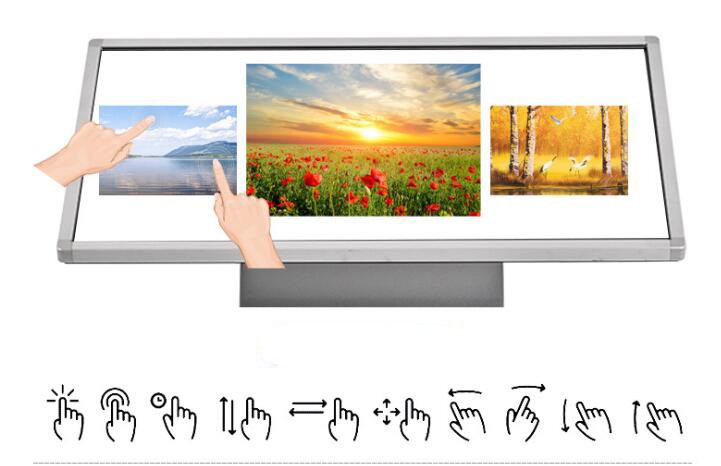 350nits Stand Up Computer Kiosk LCD Touchscreen PC Kiosk 1920x1080