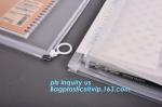 plastic Zippered Envelope Ziplock Waterproof PP Bags Seamless Slider Closure