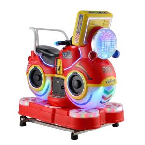 China Metal Acrylic Plastic Material Indoor Redemption Electric Kids Car Racing Game Machin wholesale