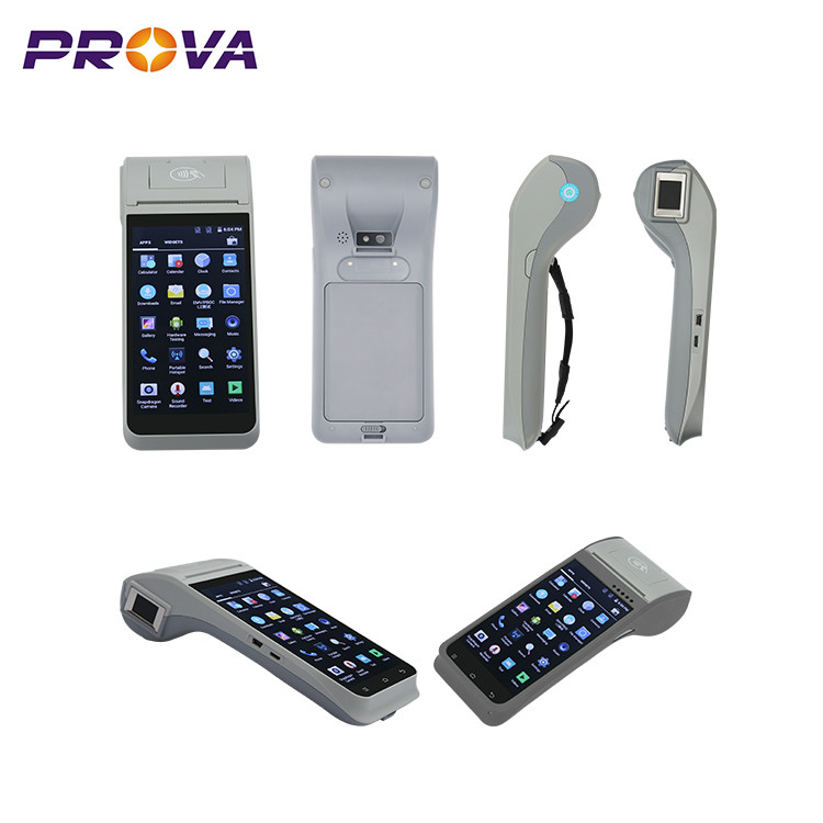 2G / 3G / 4G / Wifi Handheld Terminal Android 5.1 With 5.5 Inch Display