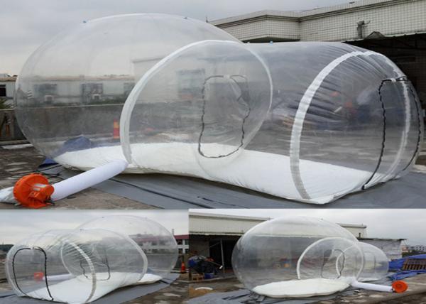 Huge Commercial Outdoor Inflatable Bubble Tent , Inflatable Camping Bubble Tent