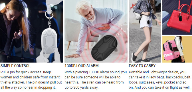 Anti Rob Self Defense Alarm OEM ODM Supported For Personal Security