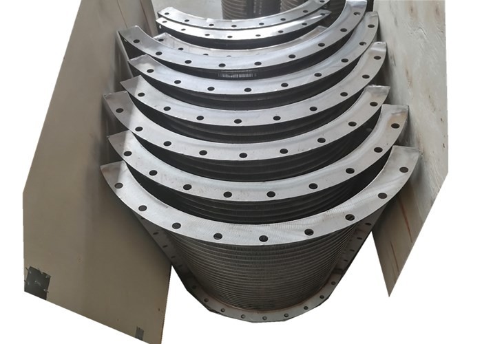 304 Stainless Steel Slot 0.5mm Wedge Wire Sieve Bend Screen