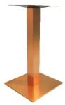 Colorful Stainless Steel Table Legs Round Base Commercial Furniture Gloden Color