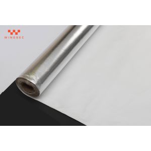 Waterproof 480g Light Reflect Silver Coated Fiberglass Fabric High Temperature