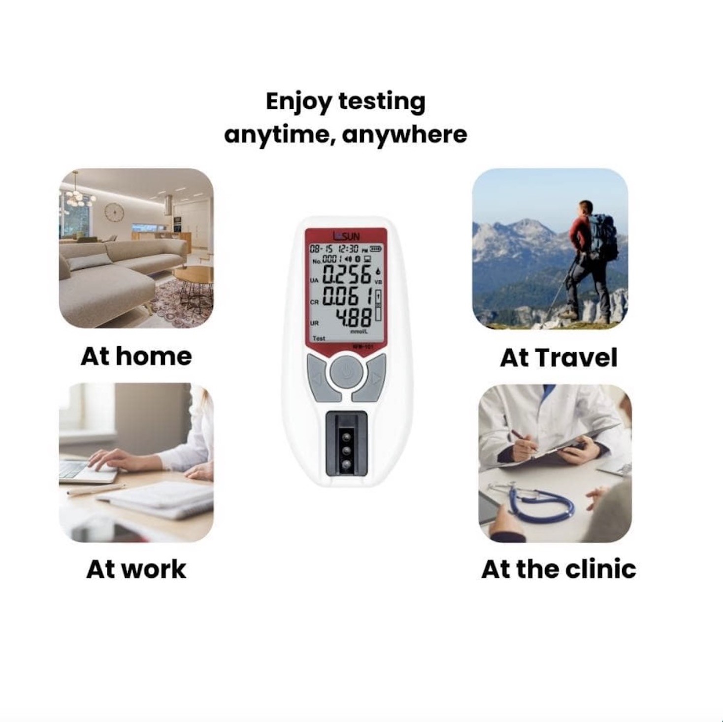300 Second Rapid Testing Renal Function Test FM-101 Automatically Update