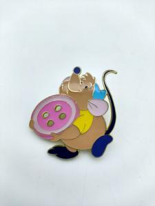 China Cinderella Mice Metal Brooch Pin Disney Anime Themed 2D Design wholesale