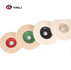 China 8mm Stainless Steel Wool Felt Polishing Wheel For Angle Grinder wholesale