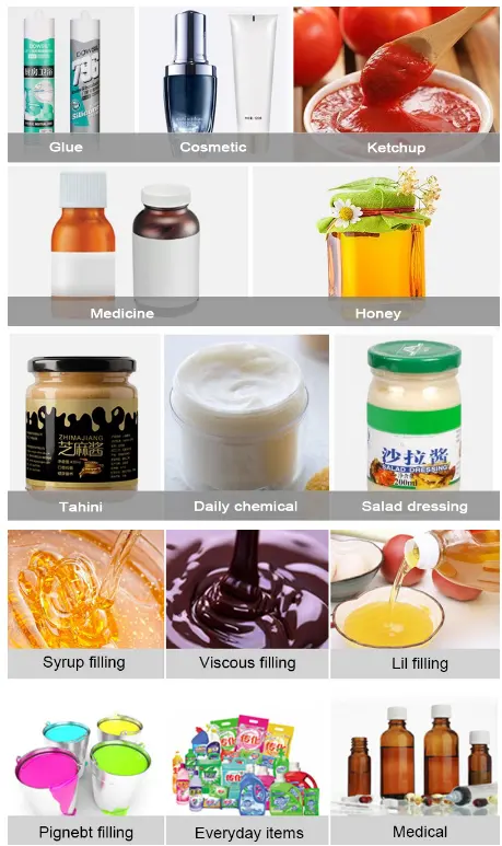 Glass Bottle or Plastic Bottle Orange Lemon Juice Filling Machine for Other Material