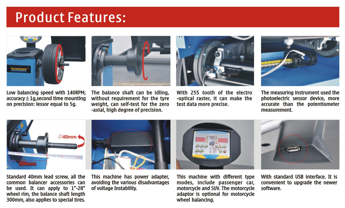 Newest design Tyre Balancing Machine