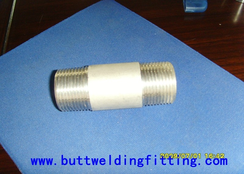 Forged Steel Pipe Fittings 2” Hexagonal Nipple 3000 PSI NPT Galvanized A105