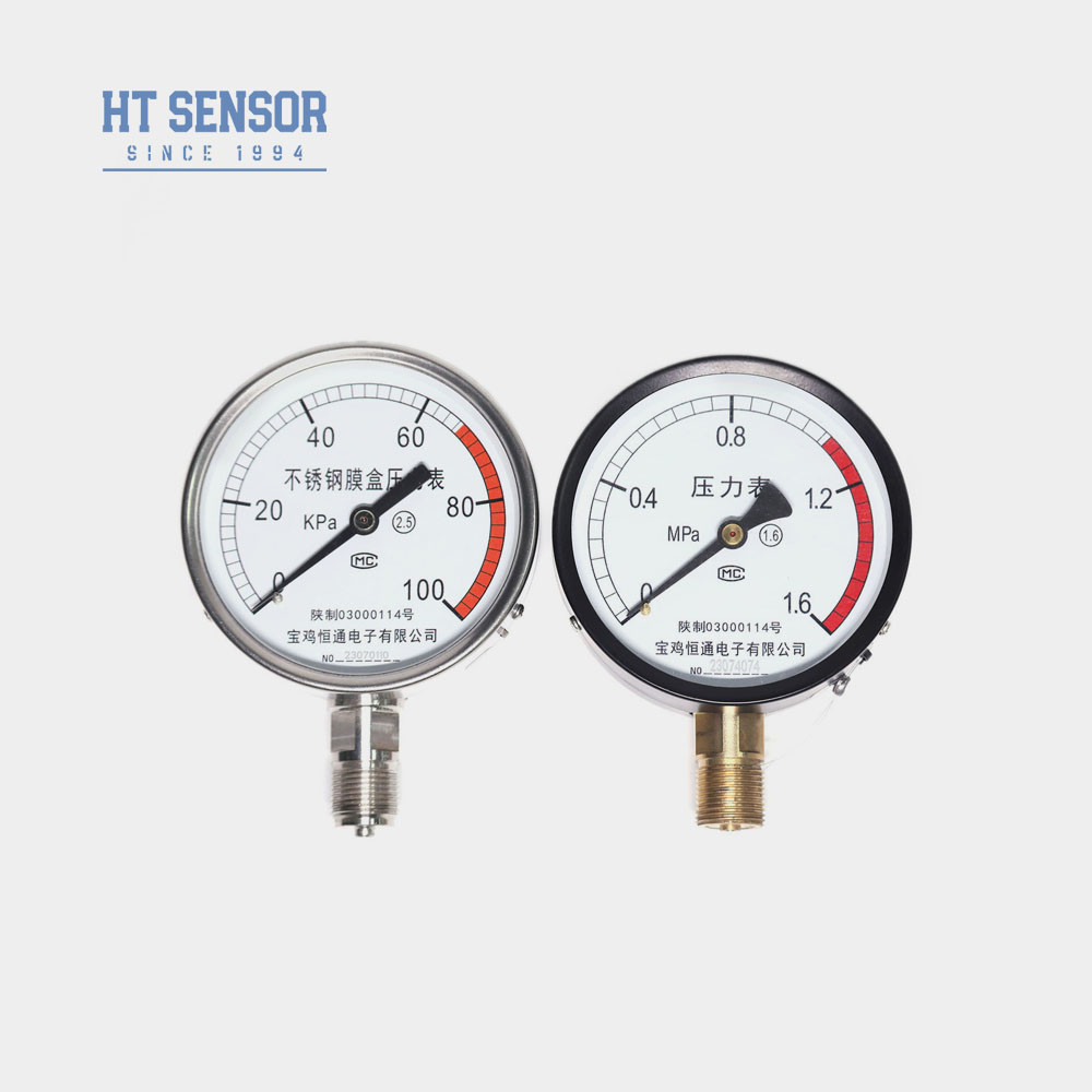 Stainless Steel Mechanical Pressure Gauge For Machinery Manufacturing Industries