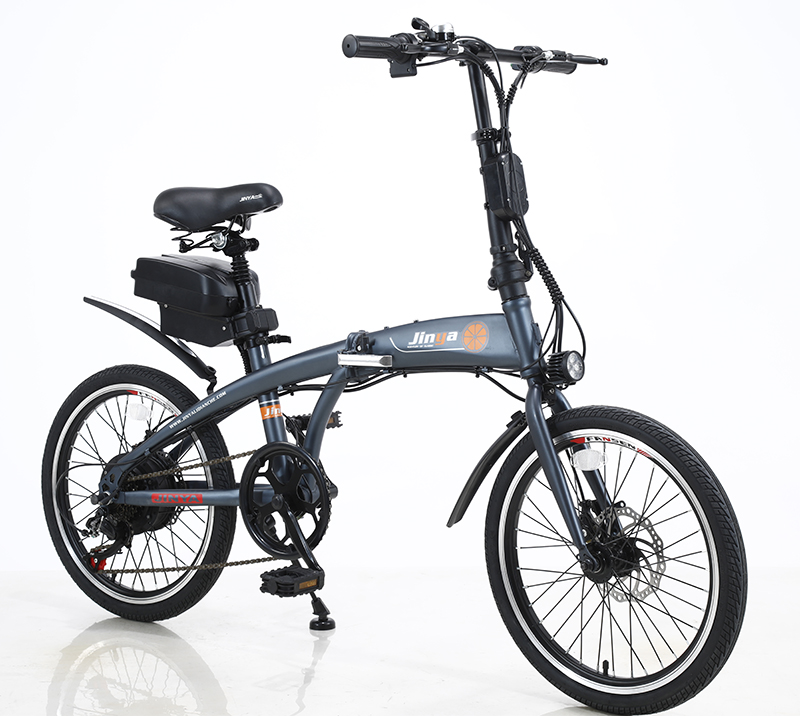 Lightweight and Portable Electric City Bicycle with High Capacity Battery Foldable