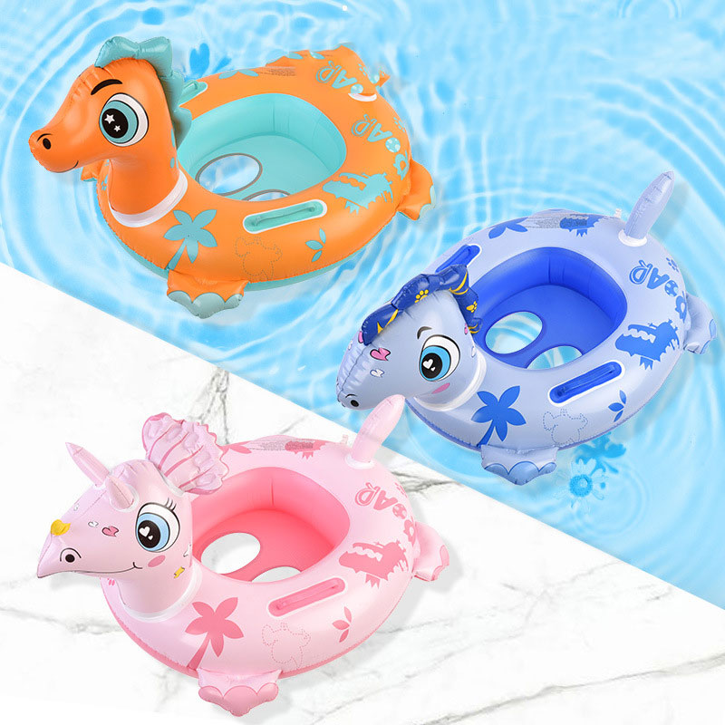 Floating Design Inflatable Swim Rings Rollover Prevention Tube for Kids' Pool Fun