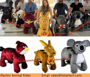 China Best Adult Rocking Horse on Wheels Kids Walking Car Animal and Plush Scooter for Sale wholesale