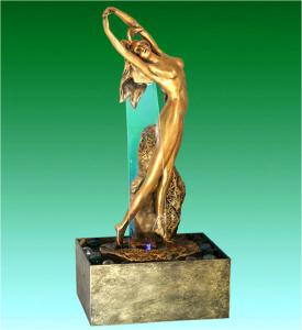 China Customized Brass Mini Indoor Tabletop Fountains For Indoor Ornaments wholesale