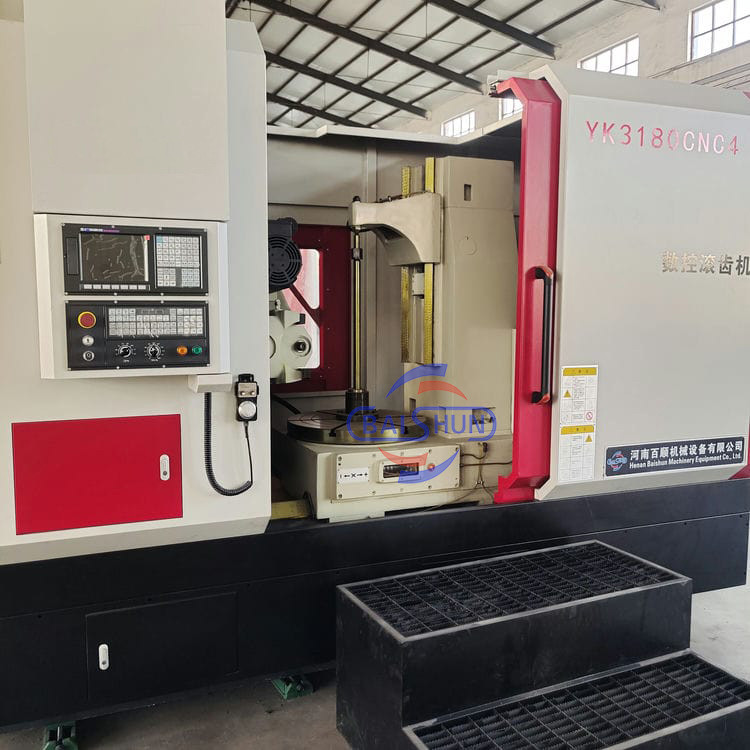 YK3180 4axis 5axis CNC Gear Hobber Vertical Gear Cutting Machine