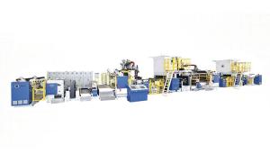 China Duplex Co Extrusion Coating Lamination Line 200m / Min 1450mm wholesale