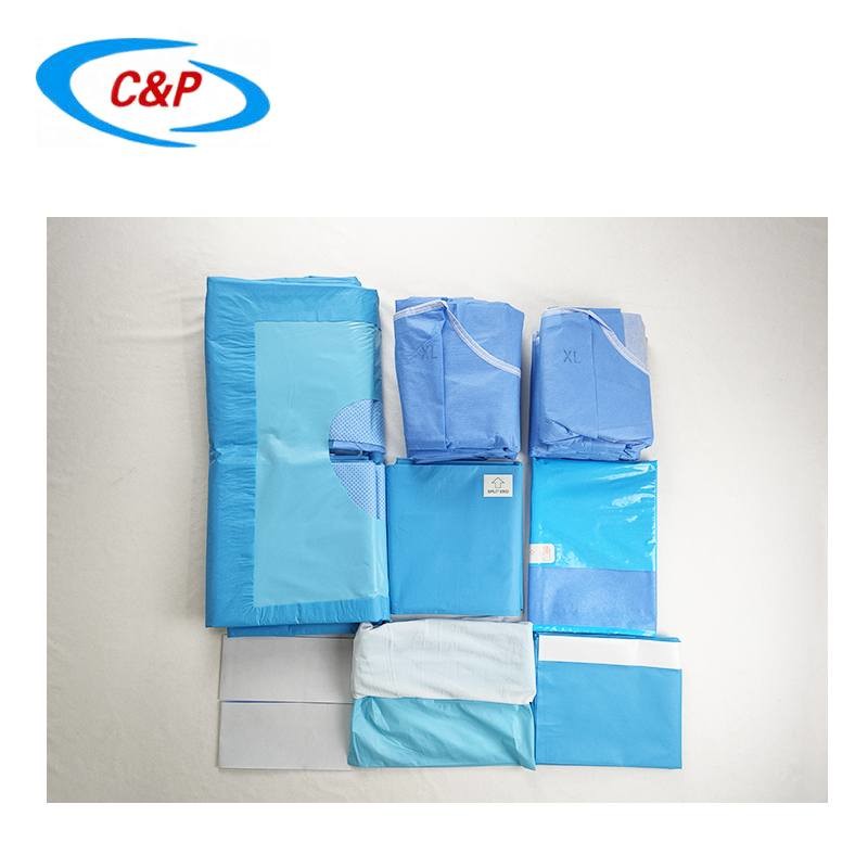 Non Woven Fabric Orthoarts Hip Disposable Surgical Pack Adhesive Incise Drapes