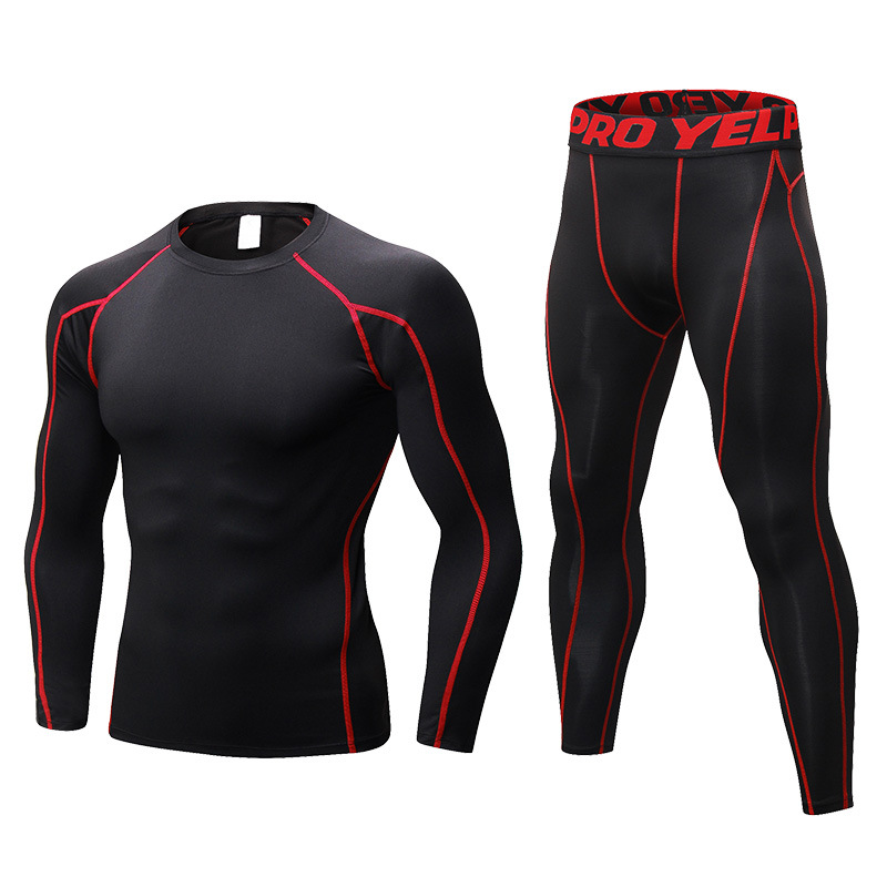 Wholesale Cheap Gym Fitness Winter Men Pants Set Long Johns Underwear