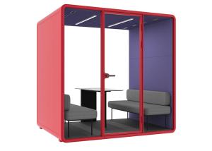 China Official furniture for exhibition be silence space talking room business office meeting booth wholesale
