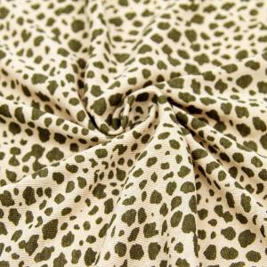 China Jersey Spandex Leopard Printed Polyester Rayon Knitted Fabric Stretch wholesale