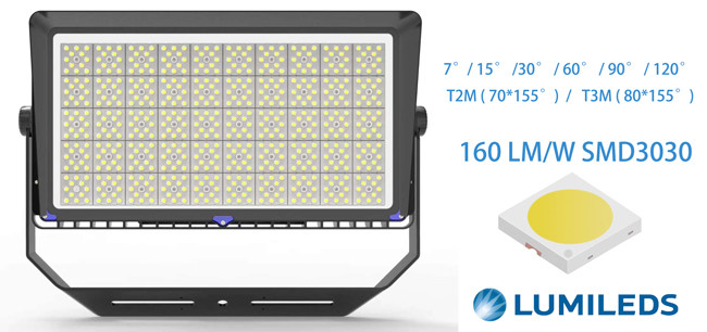 500W LED High Mast Light Fixture 2000W HPS High Pressure Sodium 4000K 5700K