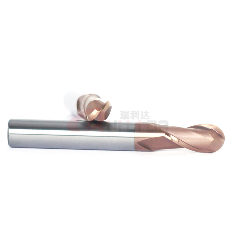 8mm Metric Ball Nose End Mills 5/16" .030" .031" Ball End Mill For Cutting Steel Aluminum