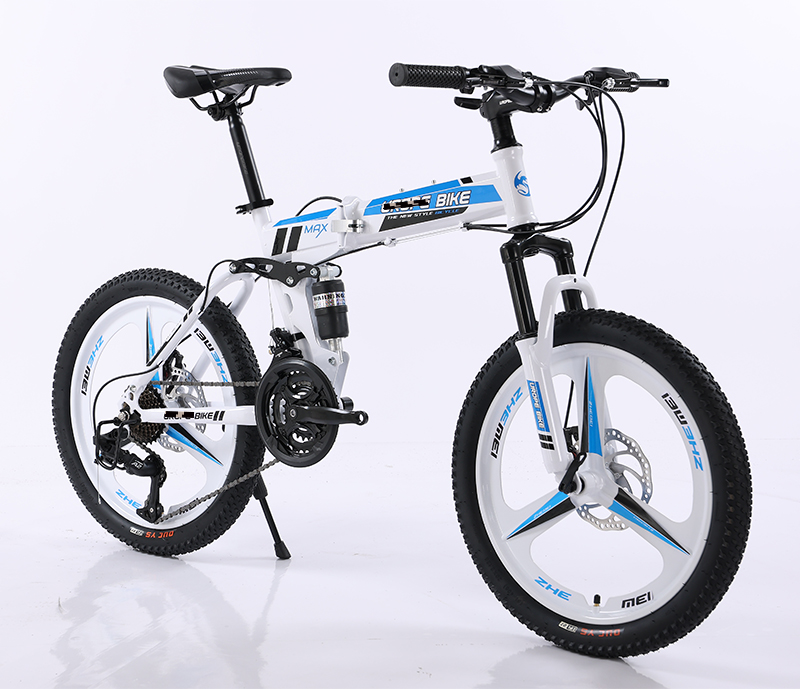 Ordinary Pedal GOMID Kids' Foldable Mountainbike Full Suspension Folding Bike 20 Inch