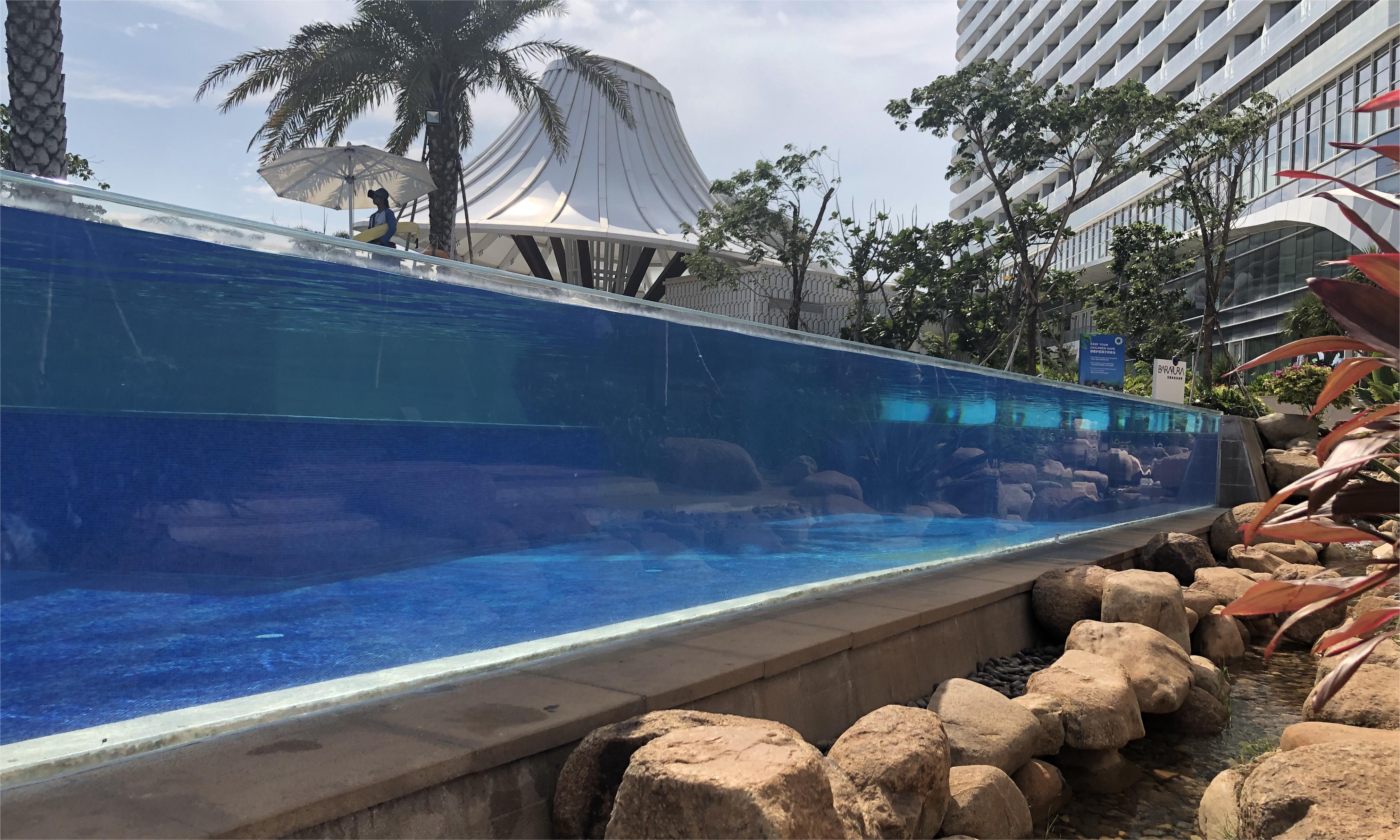 Transform Your Backyard into a Private Resort with a Clear Cast Acrylic Swimming Pool