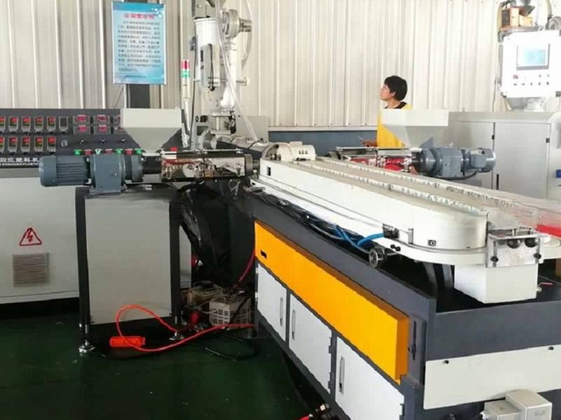 High Automation PVC Single Wall Corrugated Pipe Line
