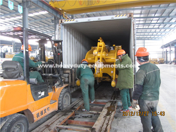 ZL50G 5 Tons Wheel Shovel Loader 3m3 Rock Bucket with Shangchai Engine SC11CB220G2B1