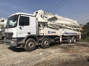 China Good Condition Concrete Trailer Pump Zoomlion 47m Used Pump Truck wholesale