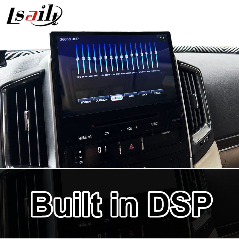 Toyota Land Cruiser LC200 GXR GX-R 2018-2022 FST Host Radio Android Carplay Interface By Lsailt