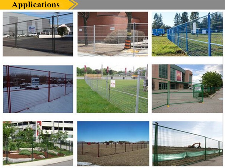 6ft*10ft USA Canada mobile temporary fencing panels construction Fence China Supplier