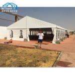 Anti - UV White Outdoor Marquee Tent PVC Windows With Long Lifespan