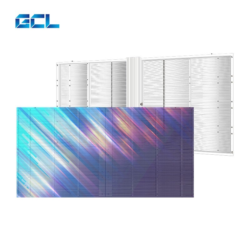 Professional Outdoor Glass P3.9 Transparent LED Screen For Advertising