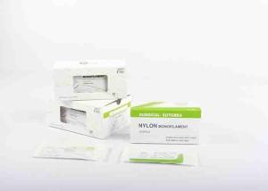 China Various Size Medical Consumable Products Nylon Surgical Suture Green Color wholesale