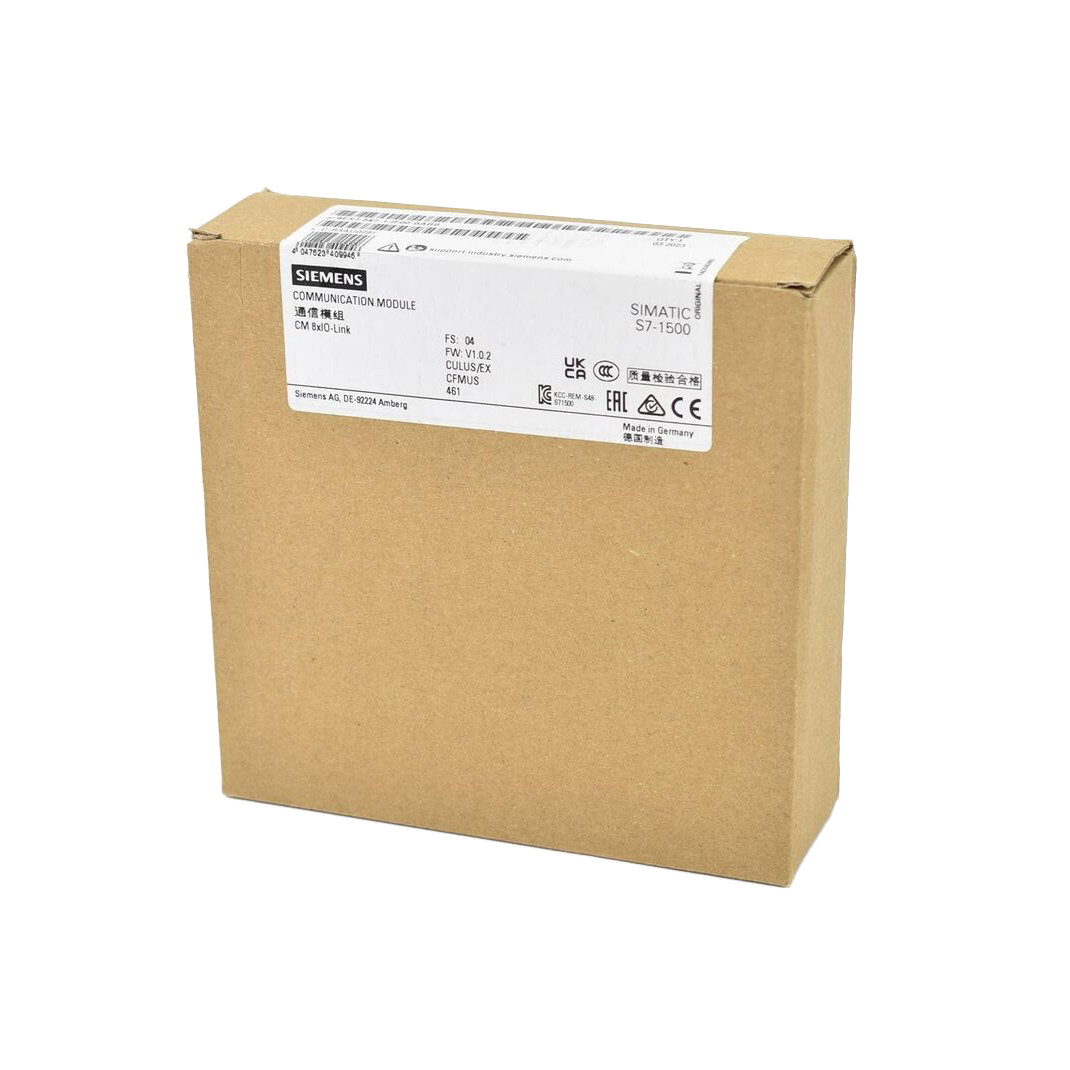 SIEMENS PLC SIMATIC S7-1500CM 8XIO-LINK 6ES7547-1JF00-0AB0 FRONT CONNECTOR (SCREW TERMINALS OR PUSH-IN)