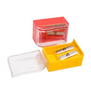 China Fancy PS Plastic Double Hole Sharpener Metal Sharp Blades wholesale
