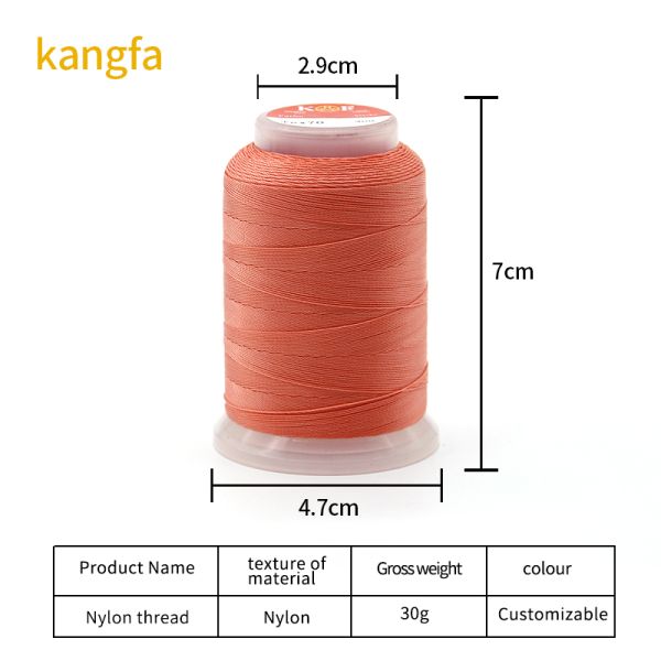 0.3mm-1.0mm Nylon Thread for Sewing Nylon Threaded Rod and Bracelets Pattern Dyed
