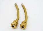 Truck Tubeless Tyre Valve Stem V3.20.11 Bend Degree 27° Or 42° Brass Core