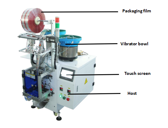 220V Automatic Packaging Machine For Filling Plastic Screws Bolts
