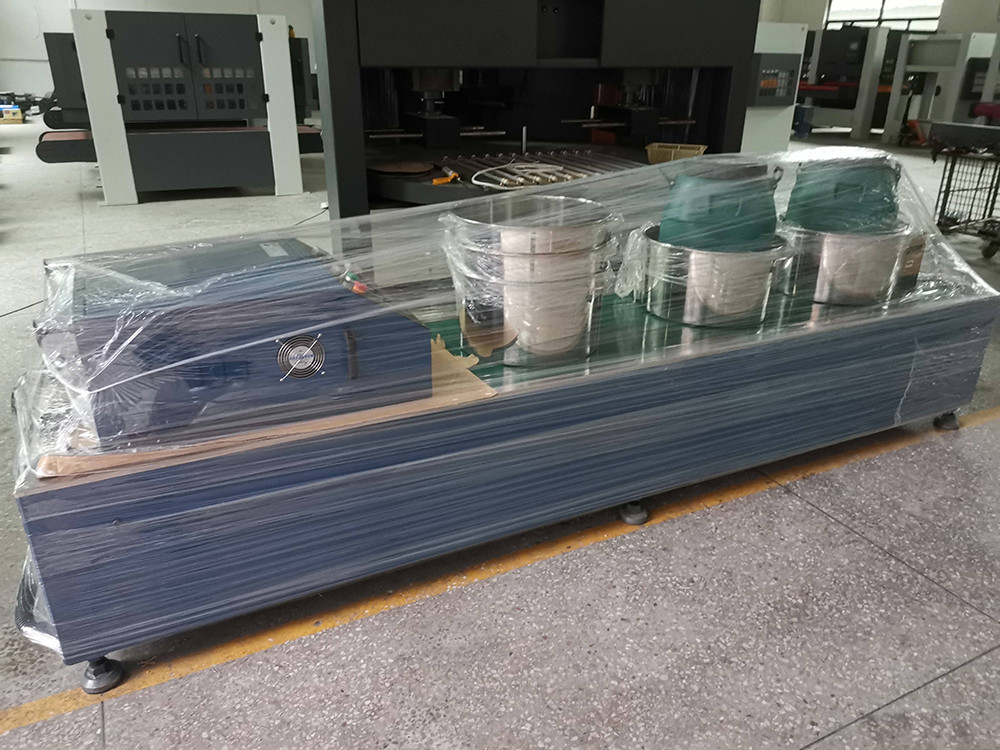 stainless steel metal cookware surface grinding buffing magnetic polishing machine