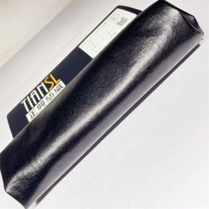 China Waterproof Plain Polyurethane Black PU Fabric For Jeans Packaging wholesale