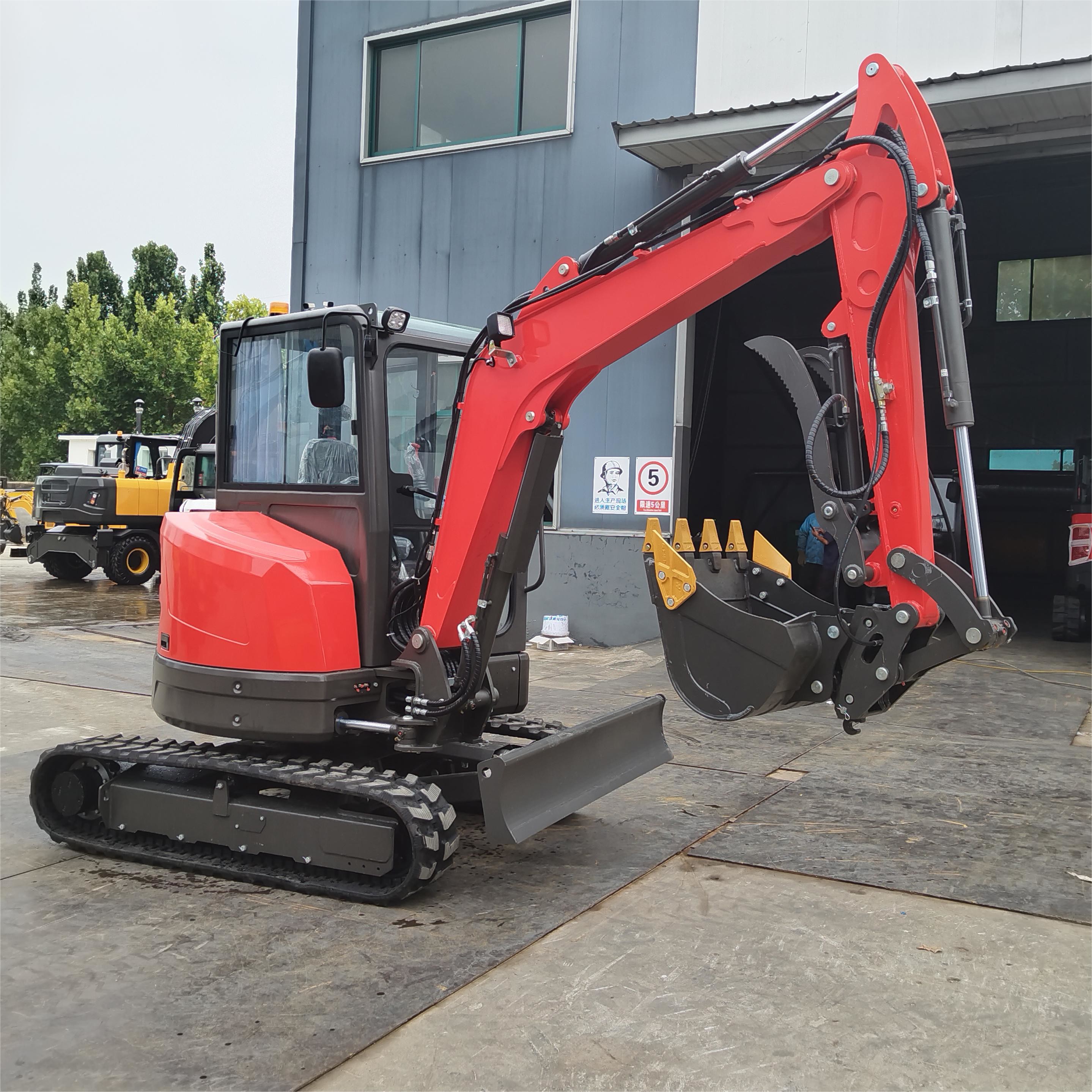 4.0 T Mini Hydraulic Crawler Excavator with Fully Enclosed Cabin