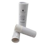 Disposable Paperboard Lip Balm Tubes Kraft Cylinder Packaging Custom Design