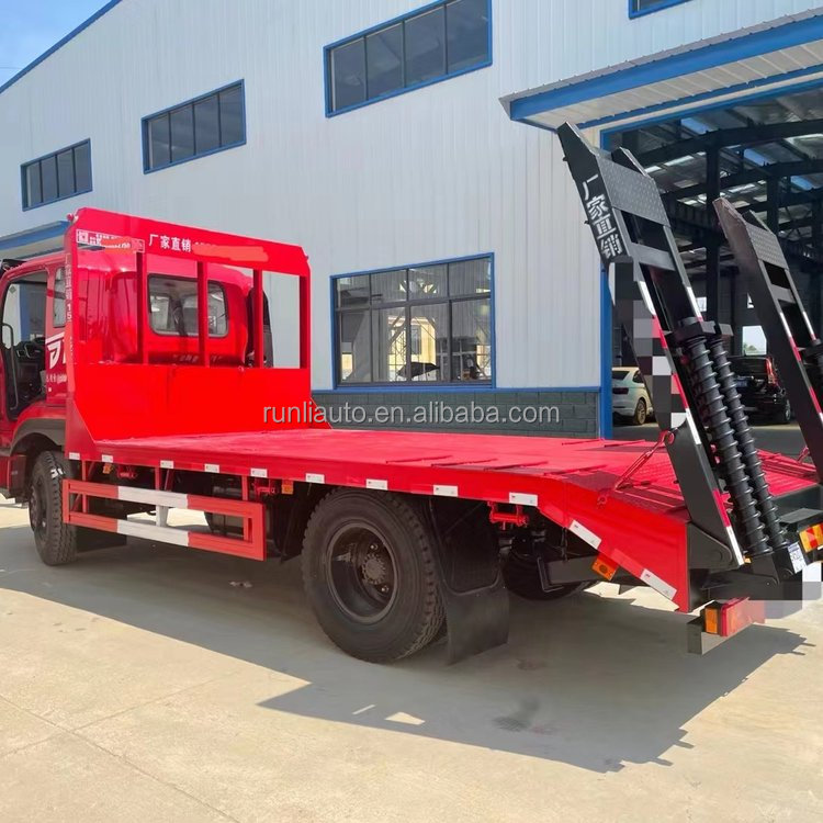 DFAC DongFeng Flat Bed Truck Tow Truck Heavy Duty Flatbed Werker Tow Truck