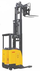 China Narrow Aisle Fork Reach Truck Forklift 1.5 Ton Capacity Seated Type Single Scissor wholesale