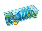 Commercial Wooden Soft Indoor Playground PVC Outermost With Galvanized Pipe